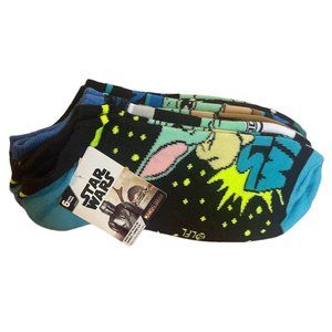 Star Wars Mandalorian Baby Grogu Baby Yoda 6 Pack No Show Socks Unisex L…